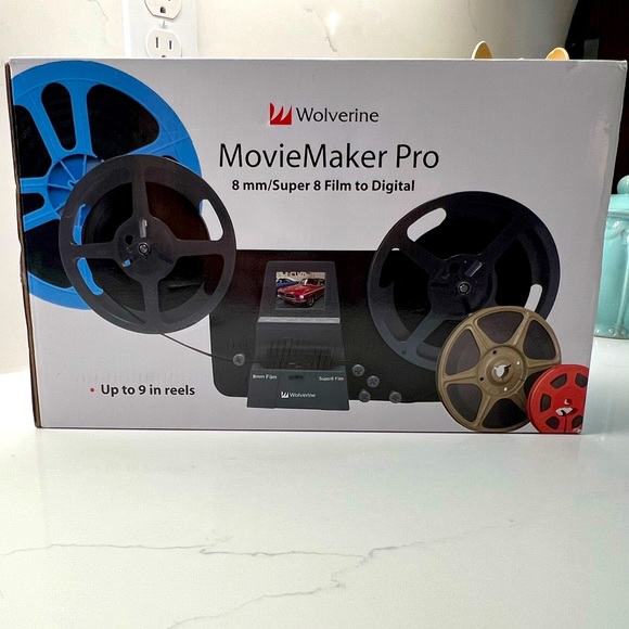 Wolverine 8mm & Super 8 Reels to Digital MovieMaker Pro Film Digitizer EUC - Picture 1 of 15